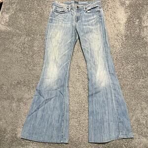 Citizens Of Humanity Jeans Women 28 (30x29.5) Denim Flared Bell Bottom Crystal